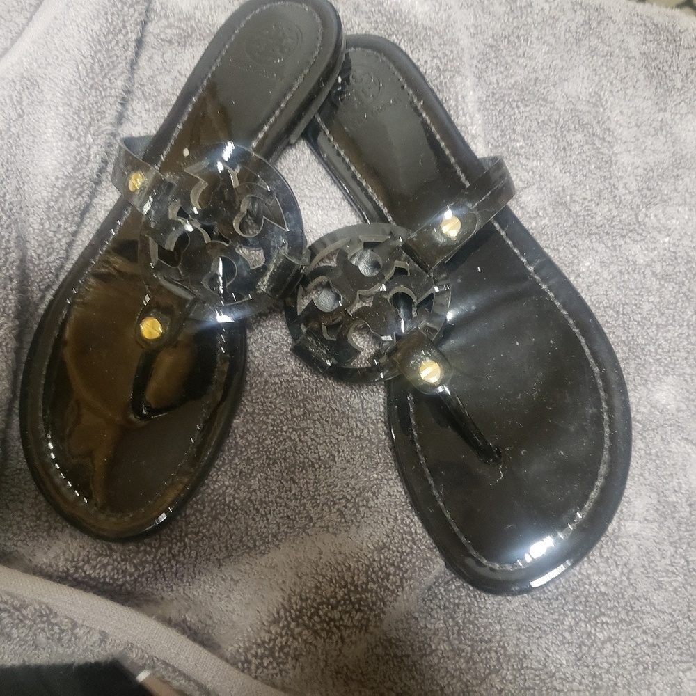Tory burch black sandals